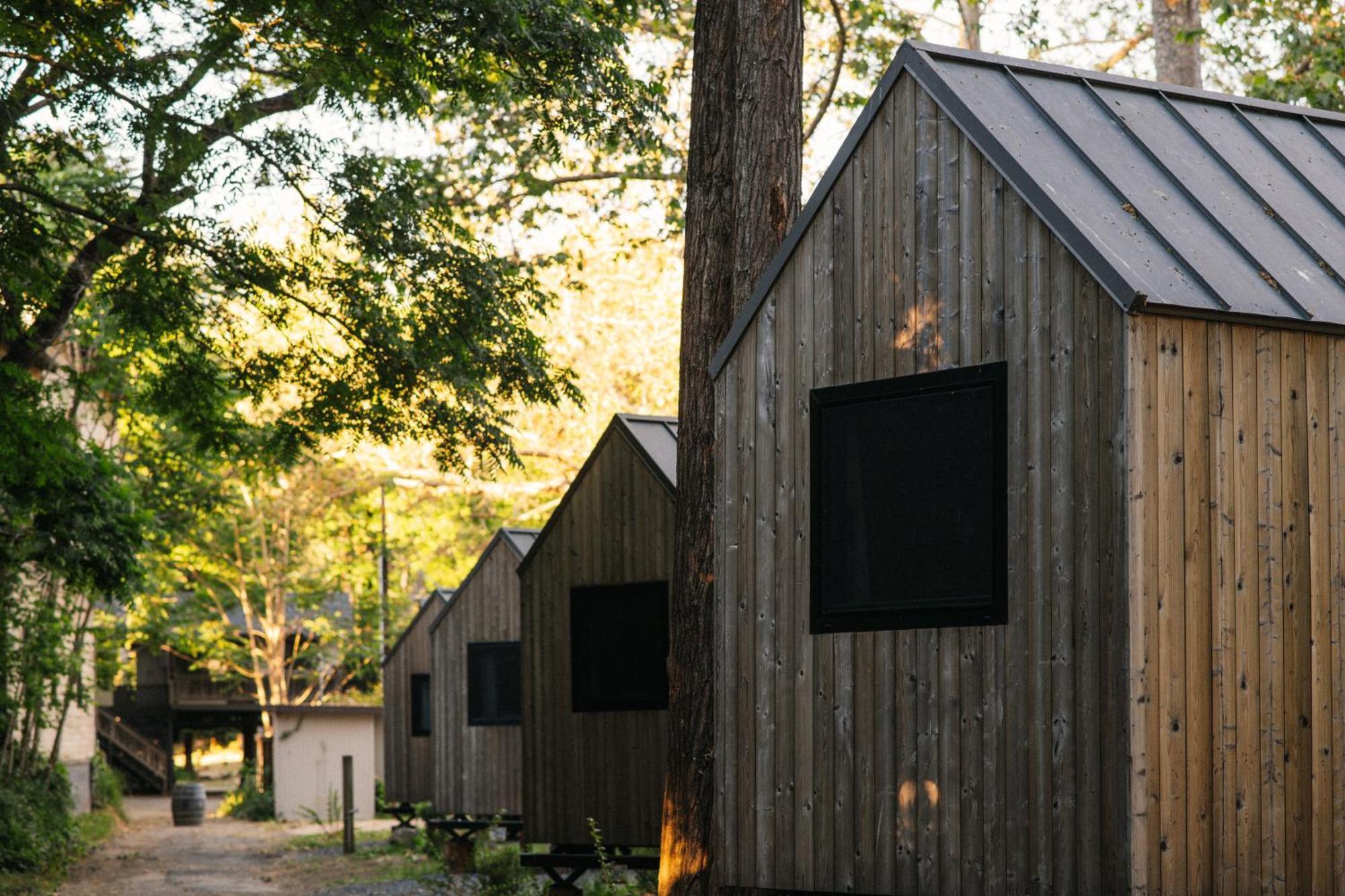 Johnson'S Beach Cabins And Campground Guerneville Exteriör bild