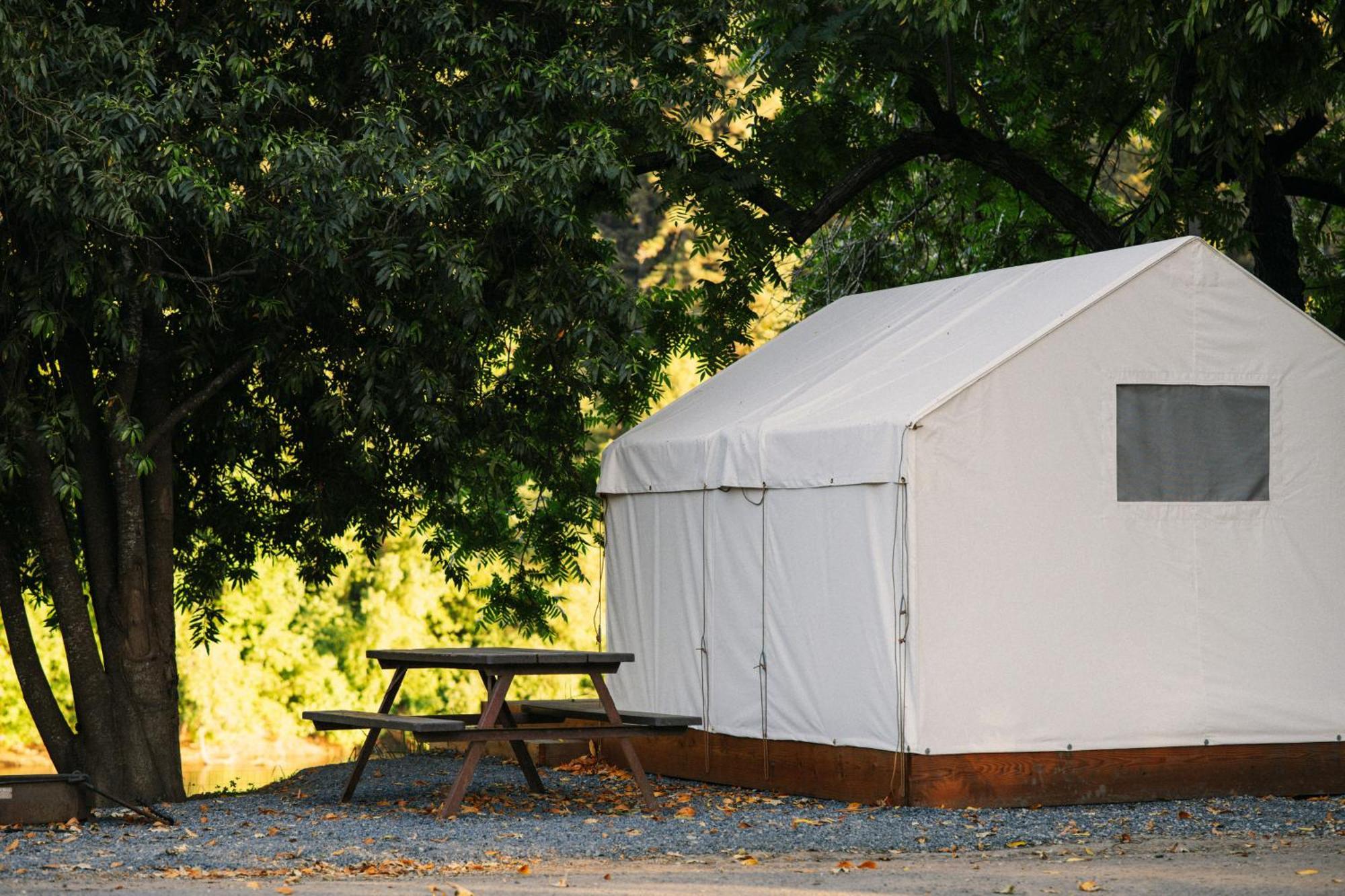 Johnson'S Beach Cabins And Campground Guerneville Exteriör bild